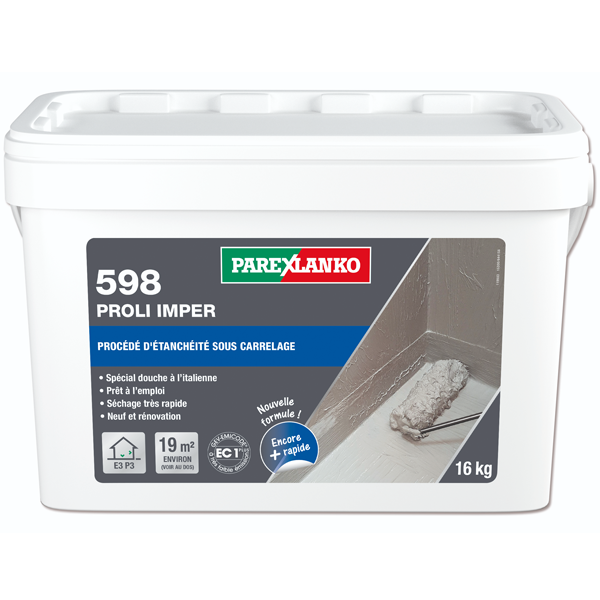 Système d'étanchéité liquide Proli Imper 598 ParexGroup seau de 16 kg