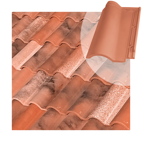 Tuile en terre cuite TB-12 Tejas Borja - Nature Castilla - 439 MM x 260 MM