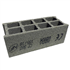 Bloc béton creux 500 x 200 x 200 mm - B60 - 3 parois 8 trous CE NF