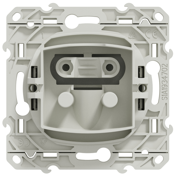 Sortie de câble Schneider Odace - blanc - câble de 6 à 12 mm² - 16 A