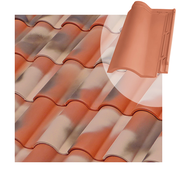 Tuile en terre cuite TB-12 Tejas Borja - Nature Manoir - 439 MM x 260 MM