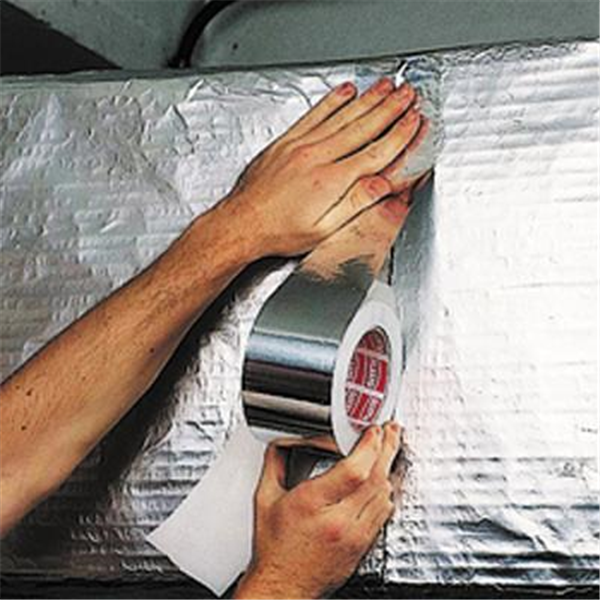 Adhésif aluminium 3M résistant hautes températures P622 50 m x 75 mm