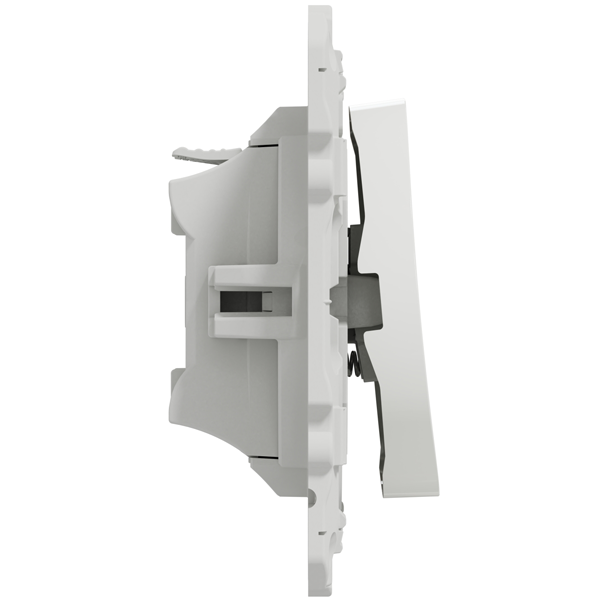 Interrupteur poussoir Schneider Odace - blanc - 10A 250V