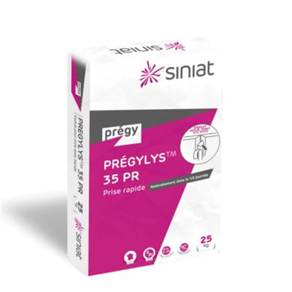 Enduit de jointoiement à prise rapide - PRÉGYLYS 35 PR - sac de 25 KG