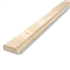 Couvre joint pour volet en Sapin du Nord brut - 22 x 45 mm
