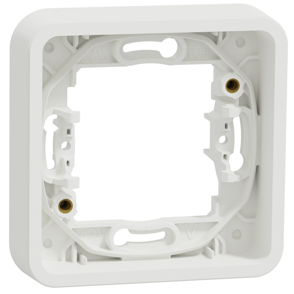 Cadre pour 1 poste encastré Schneider Mureva Styl - IP55 - blanc