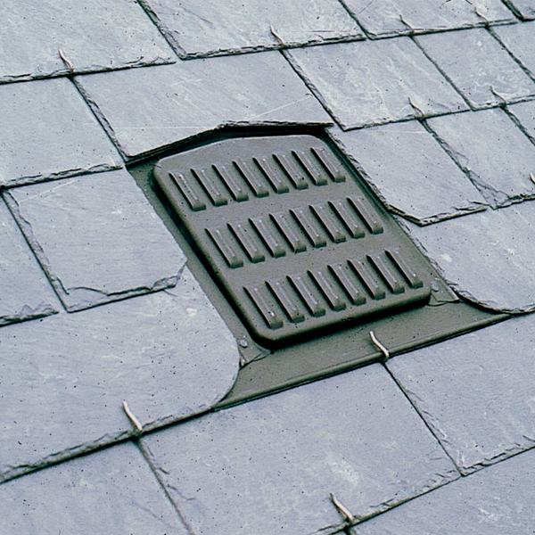 Chatière de ventilation VMZINC Intégra Anthra-Zinc - 335 MMx310 MM - section de 60 cm²