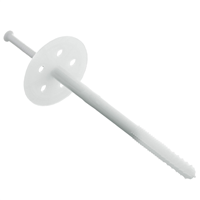 Cheville d'isolation à frapper ISO Spit avec clou plastique pour PSE et ITE - 10x135mm - 200 pièces 057630