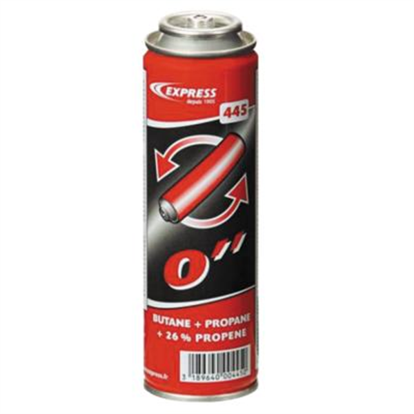 Cartouche de gaz propylène + butane + propane 60 g mousse Express 445