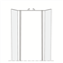 Couvre-joint plat en PVC
