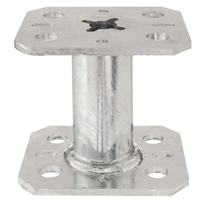 Petit pied de poteau hauteur 80 mm Simpson Strong-Tie PPMINI80
