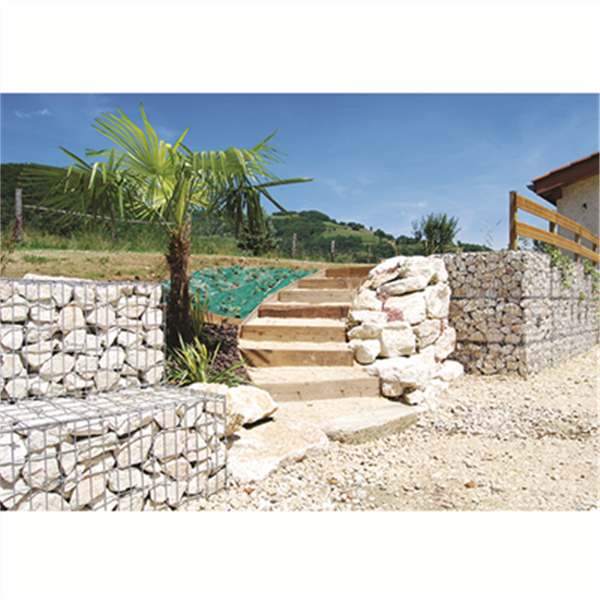 Gabion en kit à remplir avec montage en hélice - Zinc-Alu galvanisé - 100x30x50 cm - Maille 10x5 CM