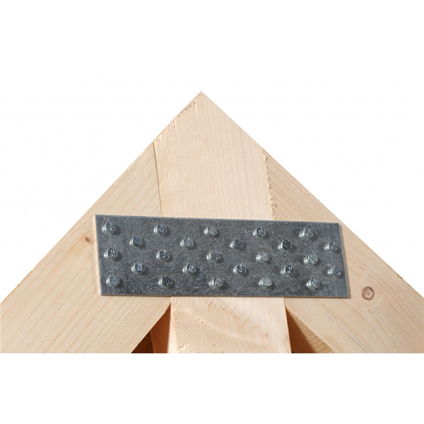 Plaque perforée en acier galvanisé NP  - 100 x 240 x 2 mm
