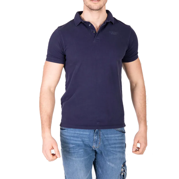 Polo homme manches courtes - Polage Rica Lewis - Marine - Taille S