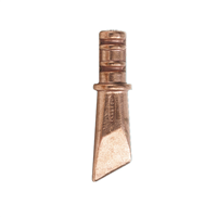 Panne 648 rechange droite cuivre fer couvreur 33 x 3 mm Guilbert Express