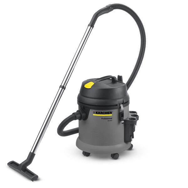 Aspirateur Karcher eau et poussières NT 27/1 cuve polypro débit 67 l/s