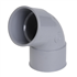 Coude 67°30 à coller pour évacuation des eaux - Raccord femelle-femelle - Diamètre Ø 50 mm - Techtan - Gris