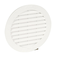 Grille de ventilation ronde Nicoll pour tuyau en fibre ciment diamètre 100 mm