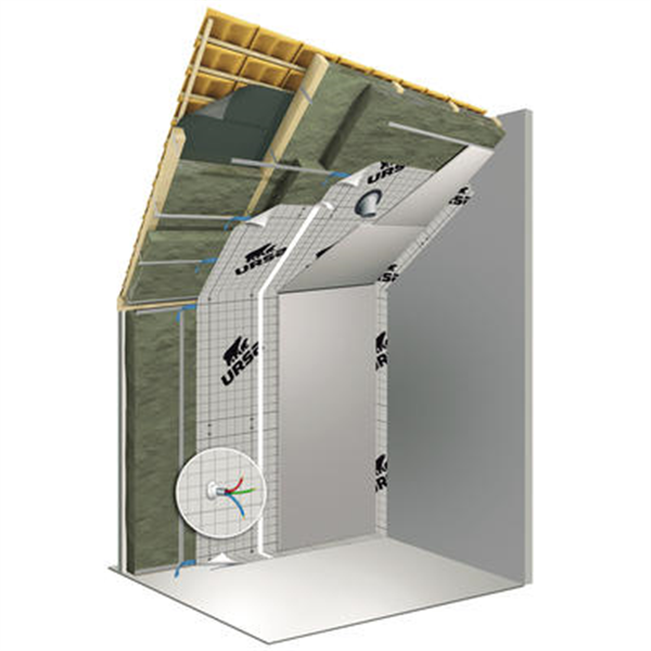 Laine de verre pour murs et combles - Hometec 32 - 101 MM