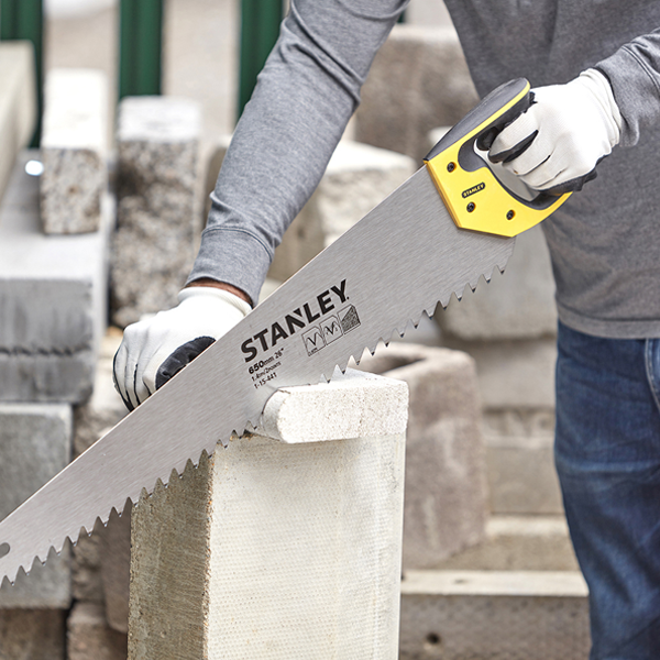 Scie à béton cellulaire Stanley 1,2 dents par pouce longueur 650 mm