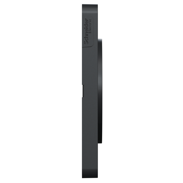 Plaque de finition double Schneider Odace Touch - anthracite