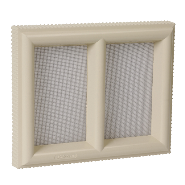 Grille d'aération Claustra PVC sable 220 x 180 mm NICOLL 1CLAU4
