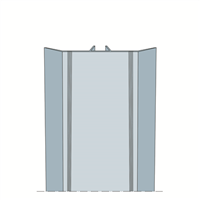 Couvre-joint plat en ALU