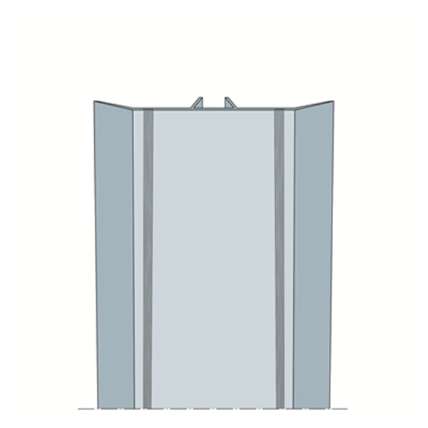 Couvre-joint plat en ALU