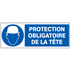 Panneau PS Choc en 330x200 Protection obligatoire de la tête Taliaplast 621503