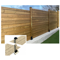 Poteau départ/fin Denver Pin CL4V - 90x90mm - H.2,40 M
