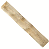 Traverse paysagère chêne brut pour bordures et aménagements extérieurs - 12 x 20 x 260 cm