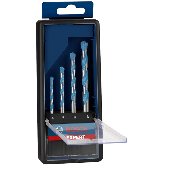 Coffret de 4 forets carbure Expert Multi-construction CYL9 Bosch