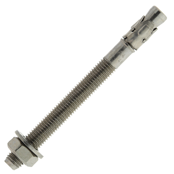 Goujon d'ancrage FIX Z inox A4 pour béton fissuré et non fissuré M10 x 130/70 mm - boîte de 25