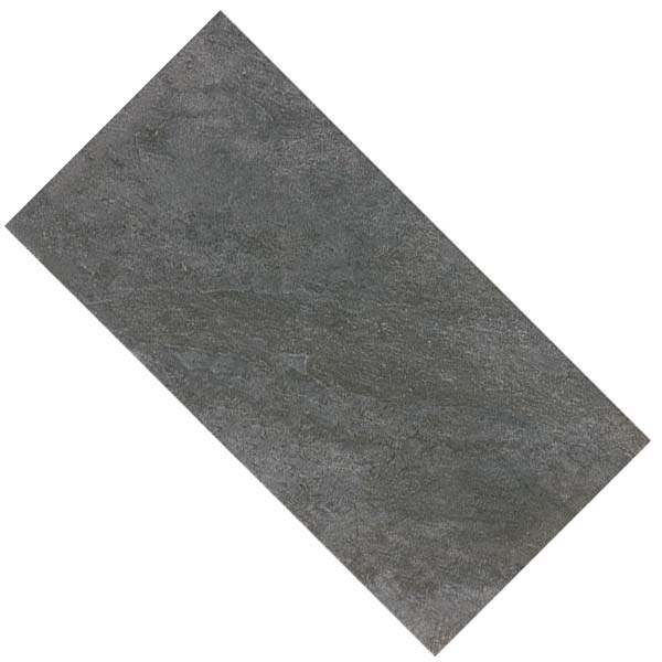 Carrelage extérieur en grès cérame émaillé Fiordi - 60,4 CM x 30 CM - ép. 8,2 MM - Fumo