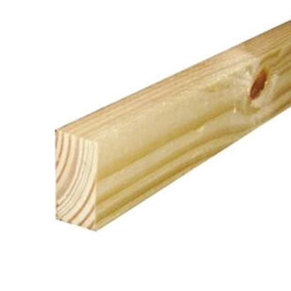 Liteau en douglas raboté - Traité Classe 2 - 50 MM x 18 MM - longueur 4,00 M