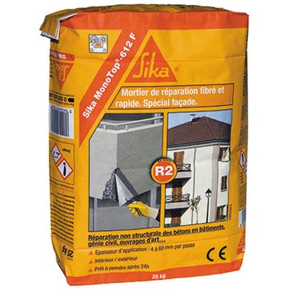 Mortier de réparation SIKA MONOTOP 612F