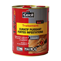 Traitement curatif insecticide bois - TX202 XP Cecil - Incolore - Bidon 5L