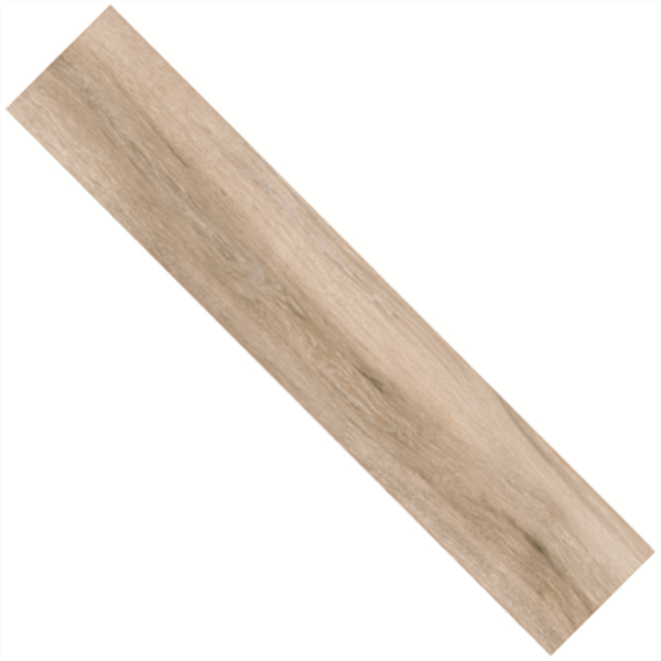 Carrelage sol extérieur effet bois PECAN GRIP - Beige - 120 CM x 23,3 CM - ép.8,7 MM