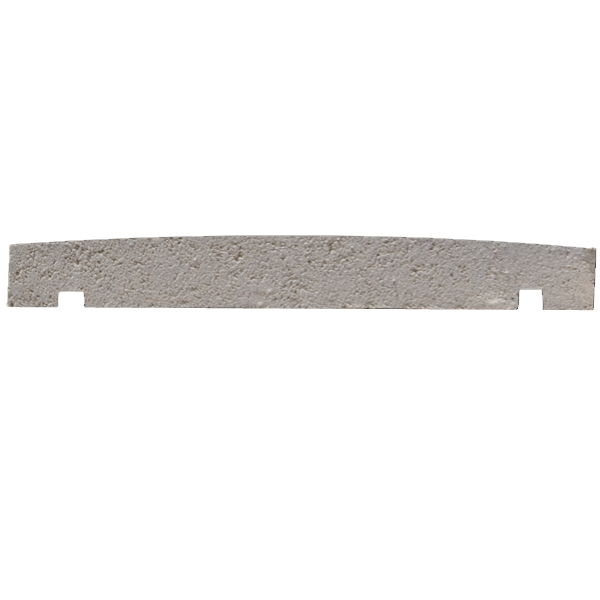 Chaperon de mur lisse et plat en béton - 100,0 CM x 30,0 CM - ép. 4,00 CM - Blanc