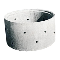 Buse de puit à paroi perforée - 1000 MM x 600 MM - épaisseur 80 mm