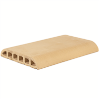 Chaperon plat en terre cuite Terreal CH01 - Ton pierre - 40 x 28 x 5 cm