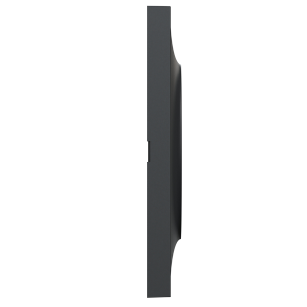 Plaque de finition double Schneider Odace Styl - gris anthracite