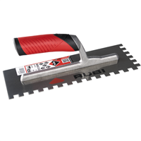 Peigne en acier avec poignée ouverte Rubiflex - RUBI - 28 cm - 6 x 6 mm