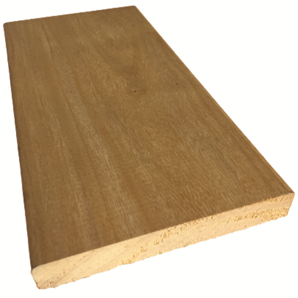 Lame de terrasse bois exotique Garapa lisse - 145x21mm - 1,02 M