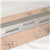 Closoir rigide Lahe-Pro Rose vieilli coque acier 120 MM x 2 M