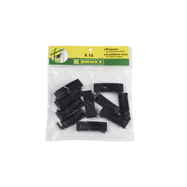Bloqueur pour panneau et poteau Dirickx Axor - sachet de 10