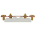 Barrette de mesure Debflex - 2 cosses - Câble de terre 25mm² - Porcelaine