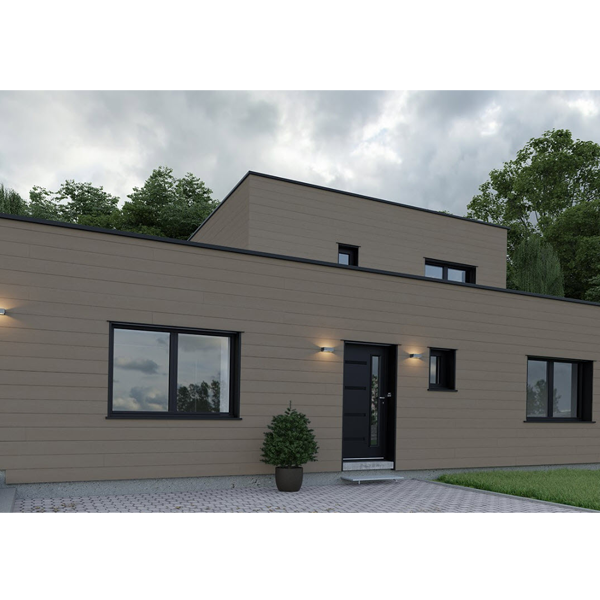 Bardage Hardie Plank Cedar en composite -  Sable Clair - 180 MM x 8,00 MM - 3,60 M