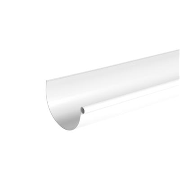 Gouttière 1/2 ronde en PVC développé de 33