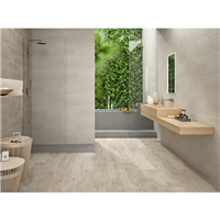 Faïence murale effet "ondulé" Baléares Mallorca - Blanco - 25 CMx75 CM ép. 8,7 MM